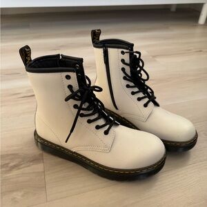 Doc Martin white boots